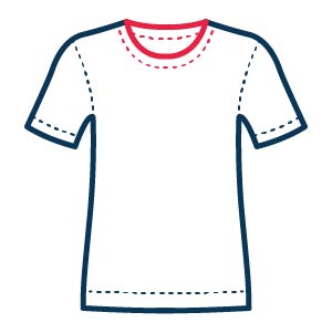 Herren- t-shirts kurzarm